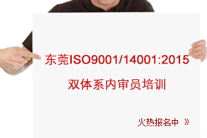 國家注冊ISO9001:2008版內審員實操班